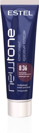 Тонирующая маска для волос NEWTONE ESTEL 8/36 Светло-русый золотисто-фиолетовый (60 мл)